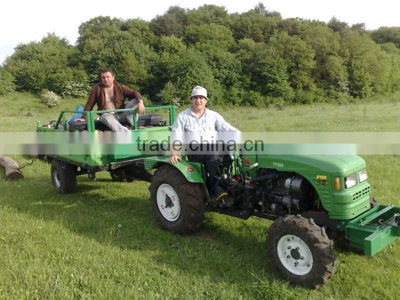 4WD 40hp gardening tractor with power down and hydraulic output