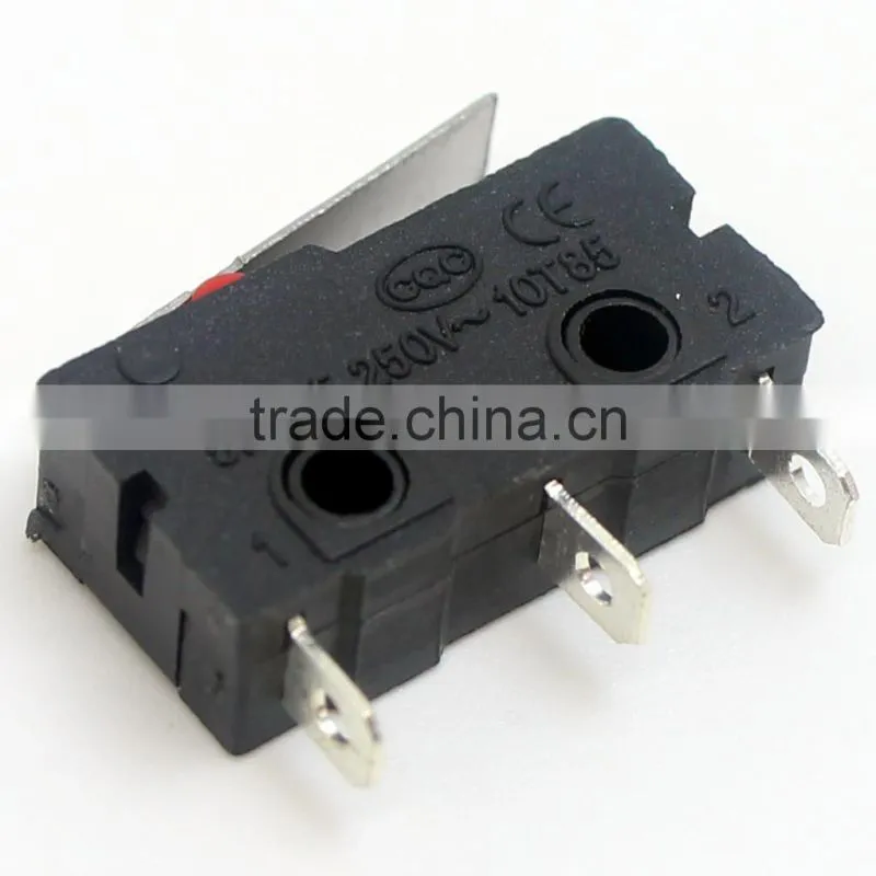 Micro switch 5A 250VAC with short lever