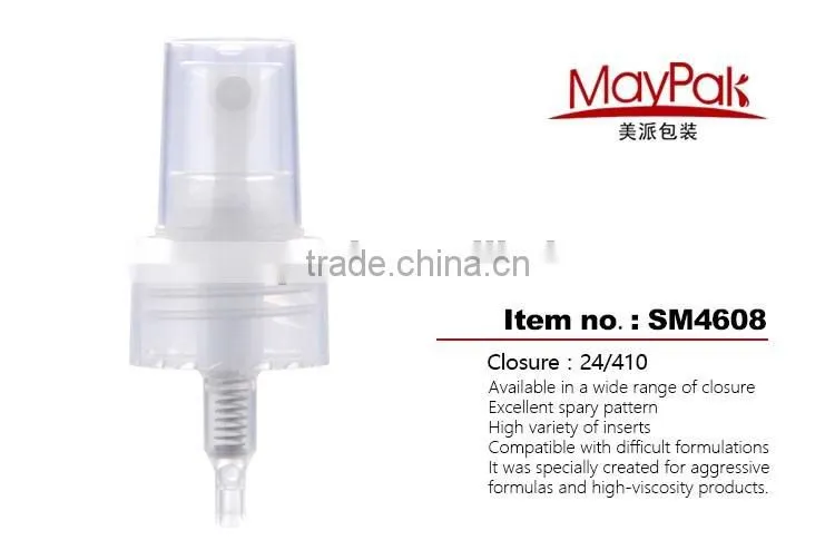 Custom color 24/410 fine mist sprayer pump