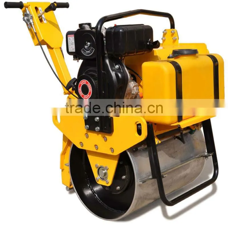 300kg hand hold walk-behind single Drum Road Roller with diesel engine