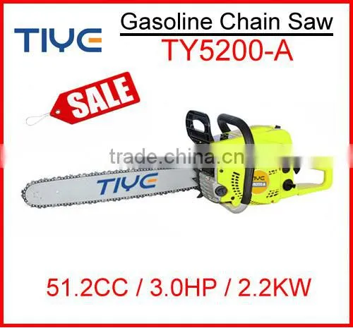 Chinese Manufacture Supply Gasoline Cheap Chainsaw 5800 58cc Chain Saw With CE