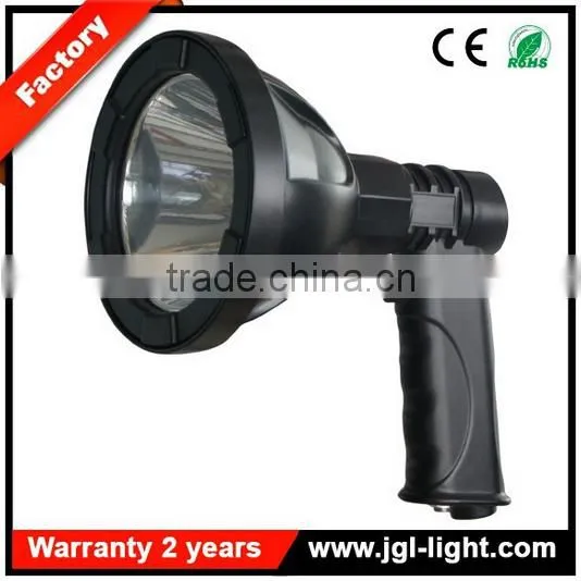 white& red handheld hunting spotlight rechargeable led hunting light