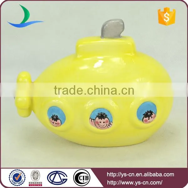 yellow toy china boat decoration,highwin produce decoration