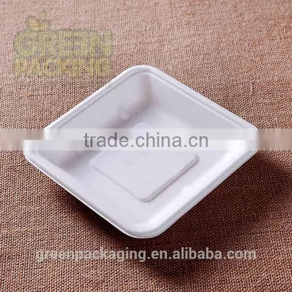 biodegradable eco-friendly two-layer 1000ml 3-div corn starch food container