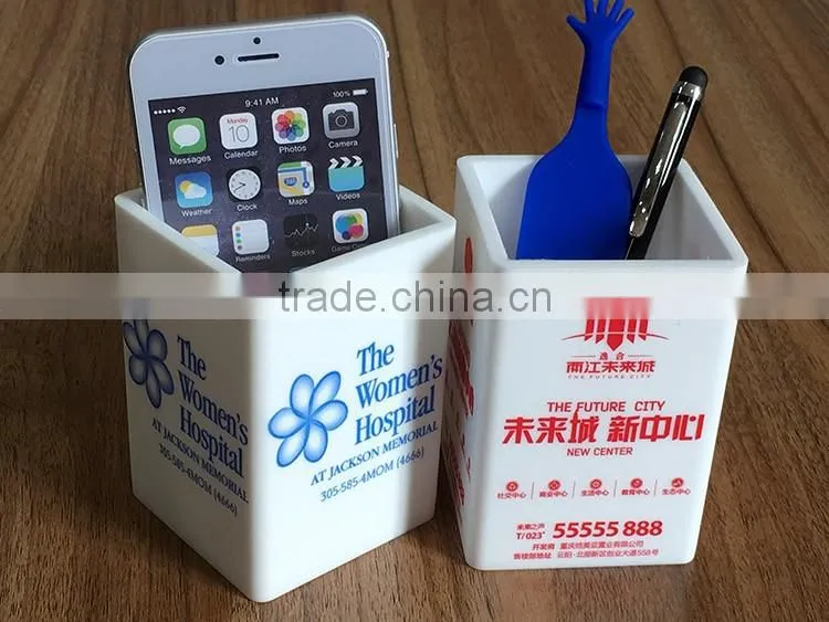 Hots selling cute stationery Silicone pen holder
