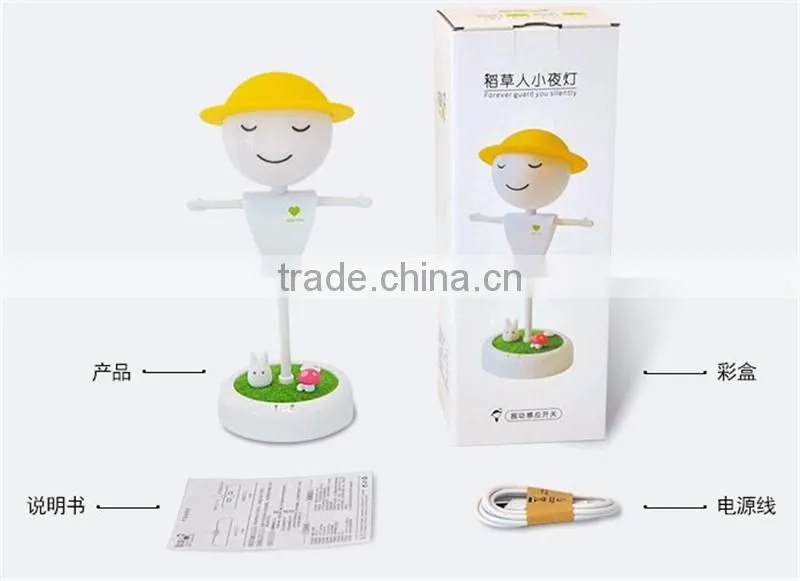 The scarecrow Nightlight USB micro landscape Nightlight Creative led sensor home lights