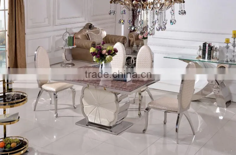 TH385 popular customized stainless dining table XCY