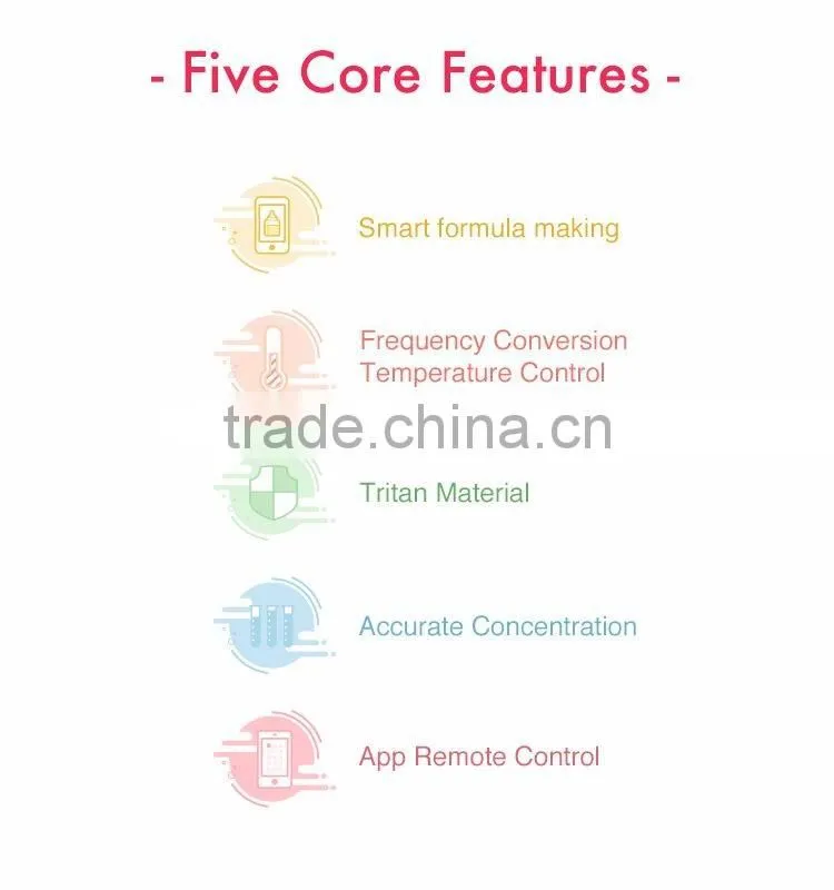 Smart Full Automatic Baby Miking Machine, Electric Multifunction Baby powder Household Vending Milking Machine