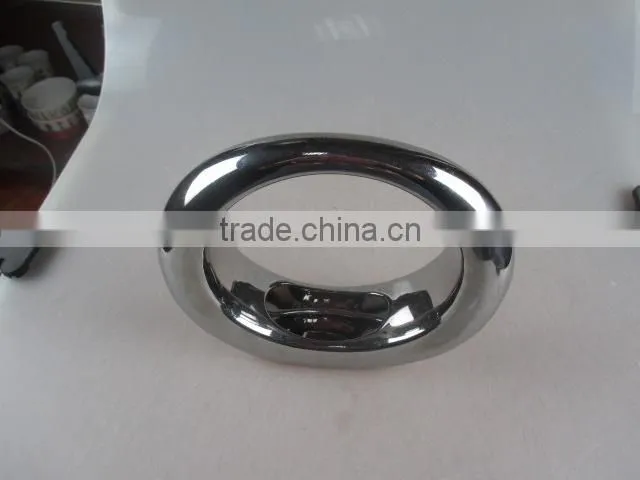 electroplated gold round ceramic vase