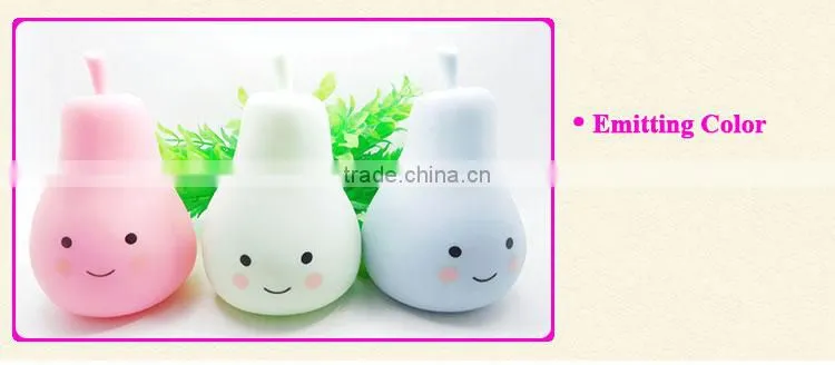 fruit series pear shaped unique fancy led light night
