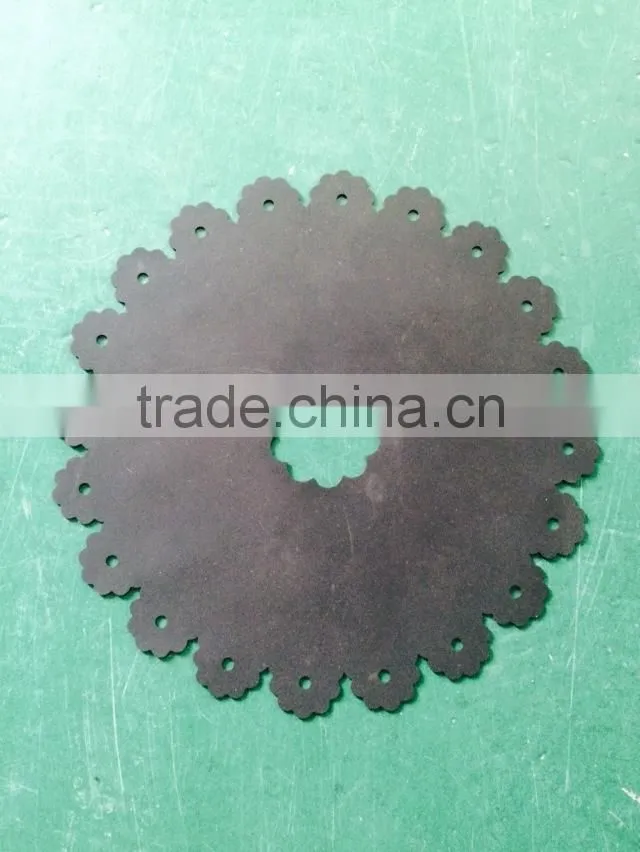 Waterproof high temperature circular lace silicone insulation pad / mat
