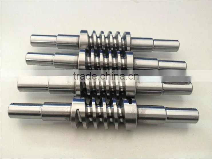 Machining high precision steering worm