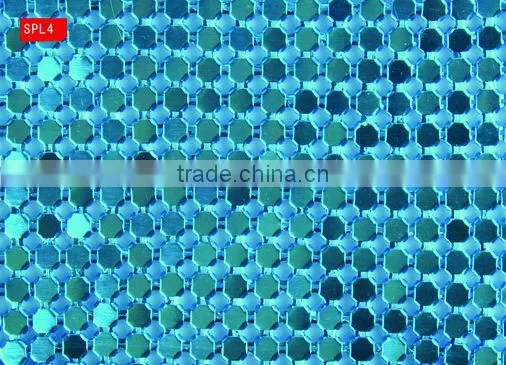 Shimmering mesh metal fabric for screen