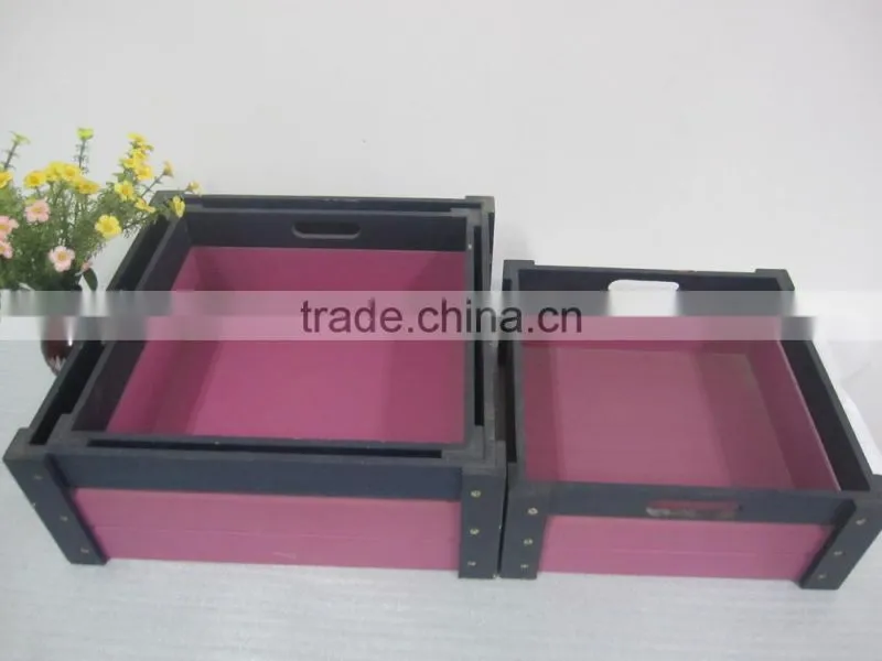 high quality natural cheap wooden box
