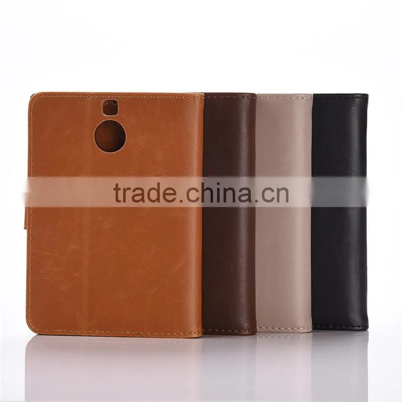 High quality crazy-horse PU card bumper/pocket cell phone case for Blackberry