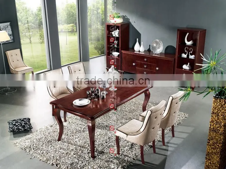 elegant dining room sets / dining room table french style / antique dining room A-33
