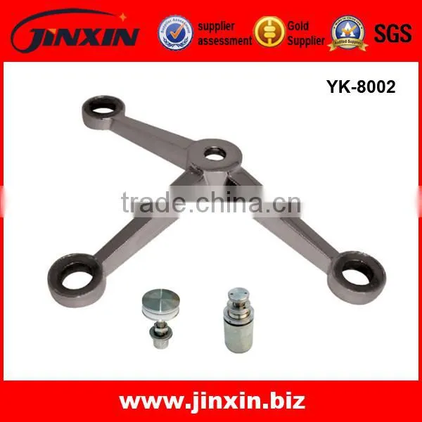 JINXIN Spider Glass System_Glass Clamp_Stainless Steel Glass Spider Fittings