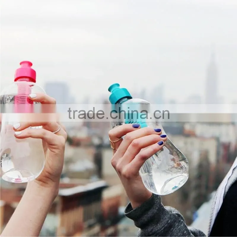 Hot portable outdoor activated carbon sport water bottle