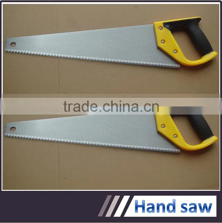 High quality power tools of hand saw with Tpr handle for woodworker