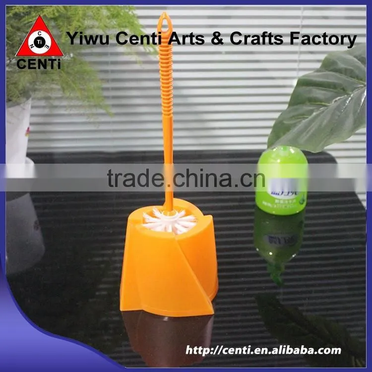 Hot sale factory plastic toilet brush with holder cleaning brush