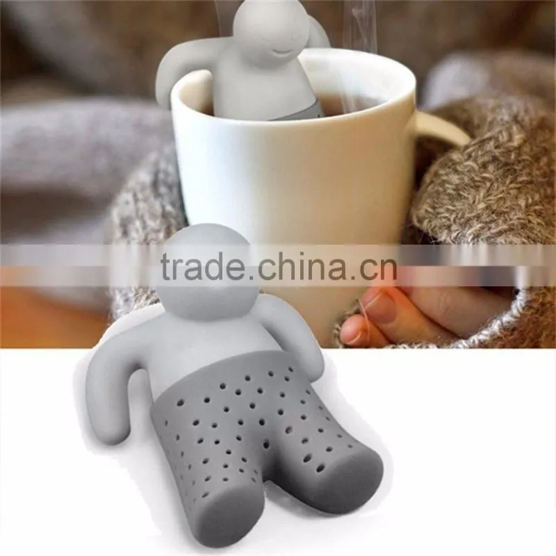 16158 Unique Cute Tea Strainer Silicone Tea Infuser Filter Teapot Teabags for Tea & Coffee Drinkware