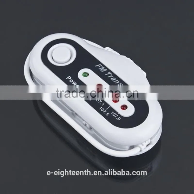 4 Channel Wireless Audio FM Transmitter Car Charger for Pod MP3 MP4 FO