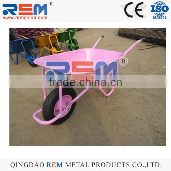 building wheel barrow WB5009 in blue red pink green yellow color etc