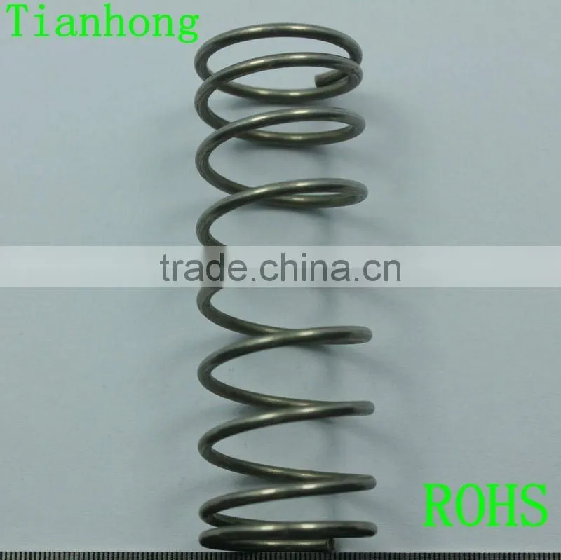 Various forms of conical compression springs