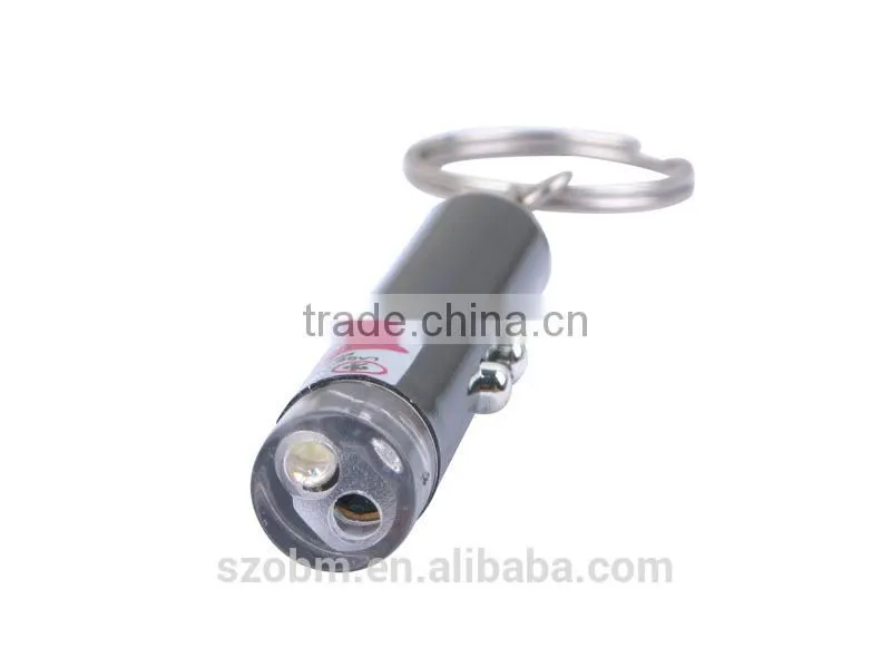 Promotional Led keychain 2K-8L Multicolor Laser Pointer Keychain