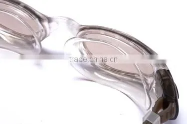 Printed logo waterproof adult advanced swimming goggle