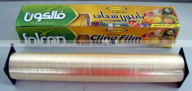 Best fresh pvc food grade stretch wrap film PE transparent soft cling film