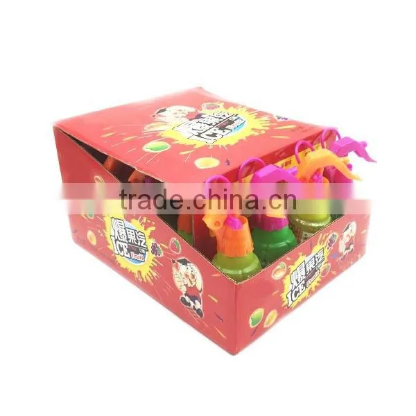Funny Boom Shape Sour Spray Liquid Candy Toys Candy