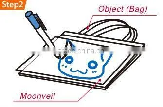 Blue color transfer marker for DIY handicraft transfer picture onto cloth easily wash off # TMB08