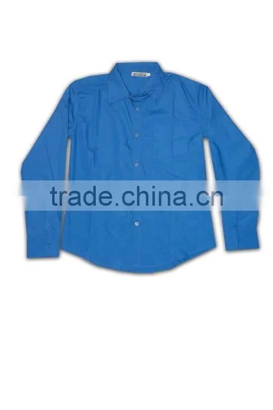2015 hot sell wholesale high quality tailored mens flannel blue shirts