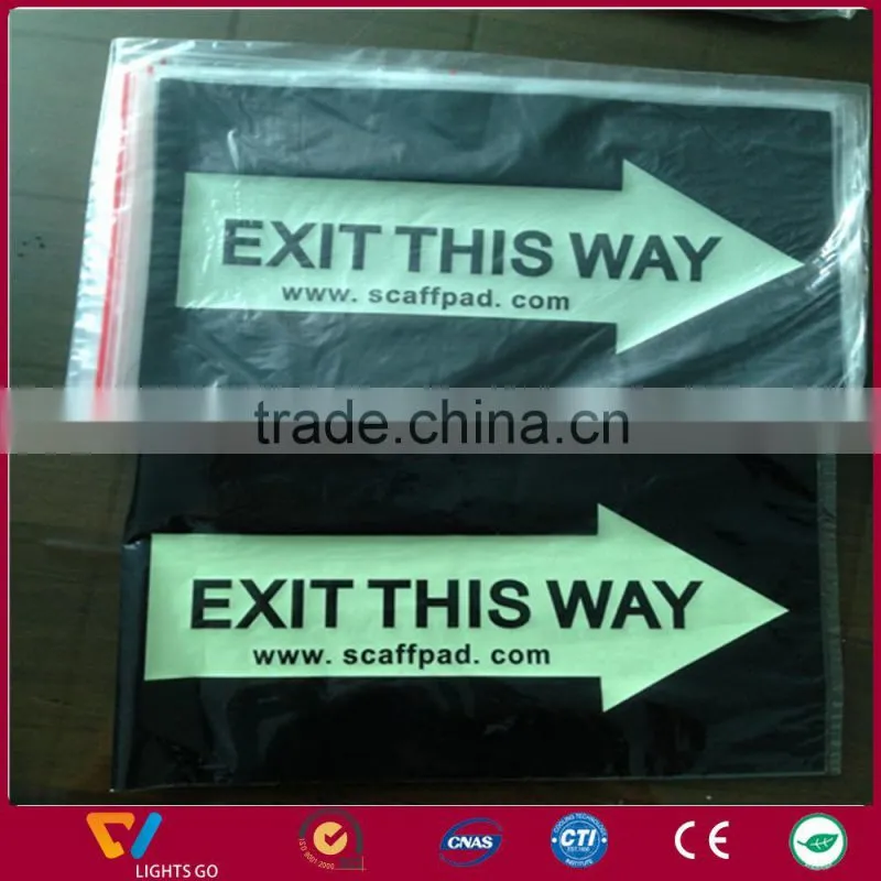 luminous fluorescent glow in the dark fabric for bags