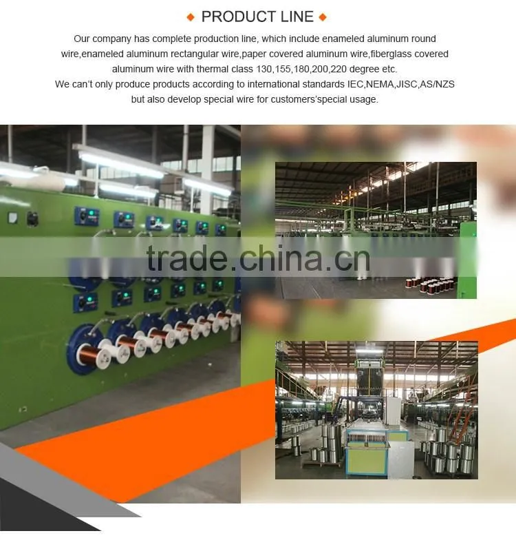 width 2-16mm enameled aluminum flat wire made for brazilian market