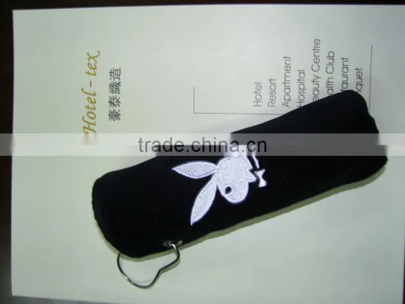 Luxury Golf towel with embroidery logo, hotel towels