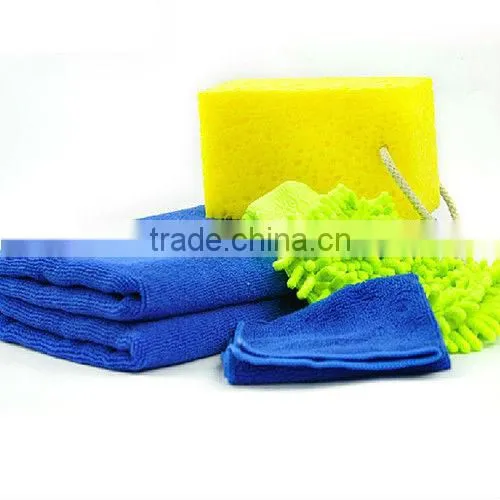 Microfiber car cleaning kit