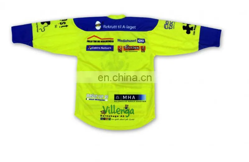 custom wholesale sublimation blank ice hockey jerseys