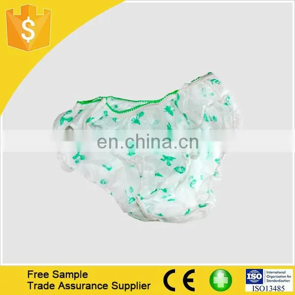 Disposable Waterproof PE Panties ladies underwear