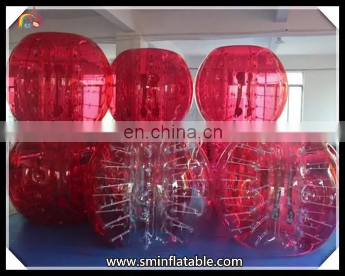 Hot sell inflatable belly bumper, inflatable soccer buddy suit, bubble football balloon for promotion