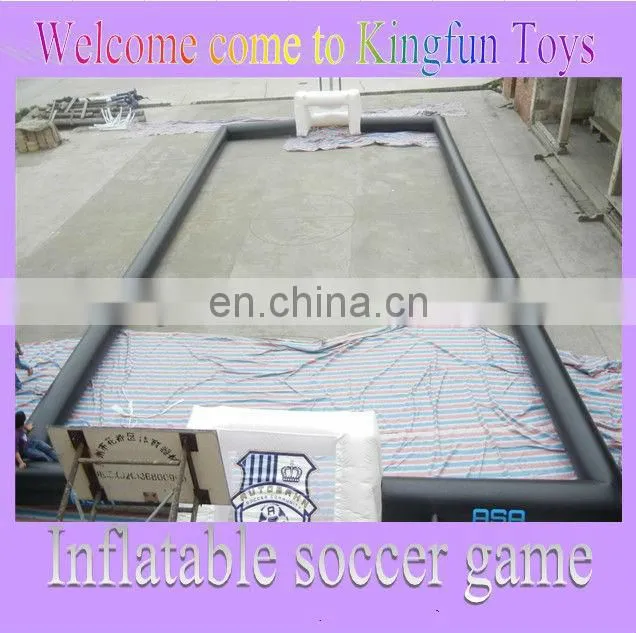 Best price inflatable soccer field with entrance