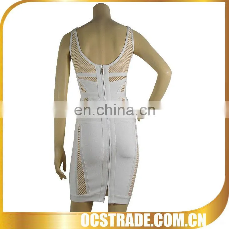 new designed see-through evening sequins dress