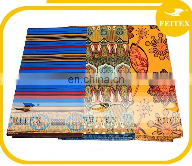 High Quality Super Wax Hollandais Cotton Textile Fabric for African Clothes