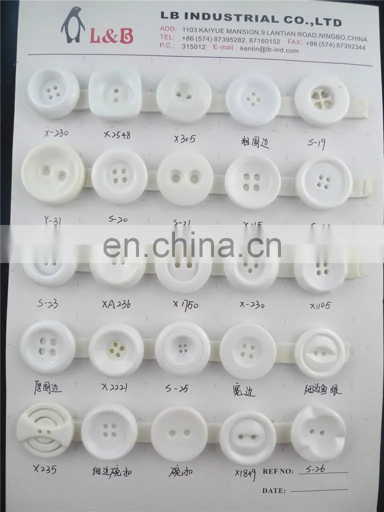 wholesale two hole resin button free sewing colorful buttons plastic resin button