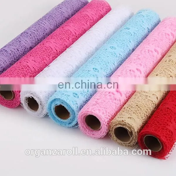 Party decoration fabric mesh tube netting material