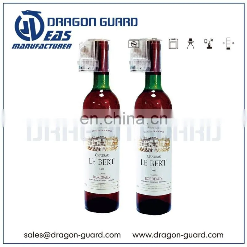 DRAGON GUARD Bottle tag with metal cable wine guard whisky guard bottle tag for supermarkets