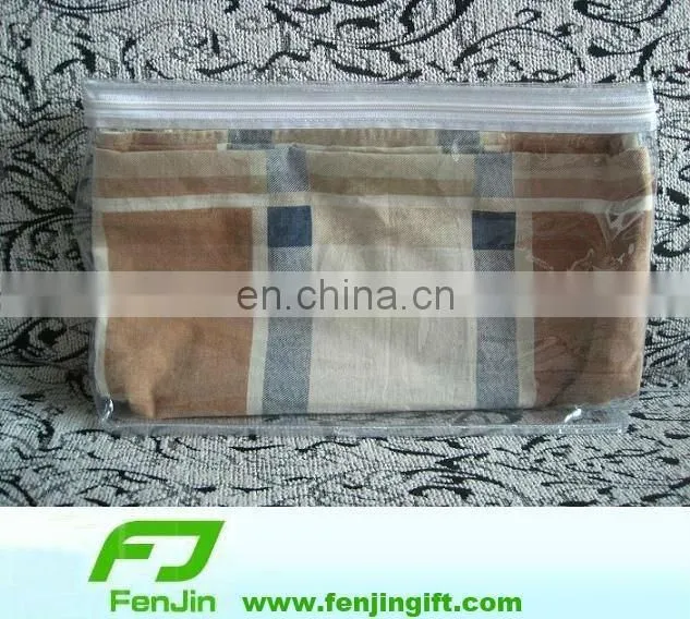 Square pvc packaging bags with zipper