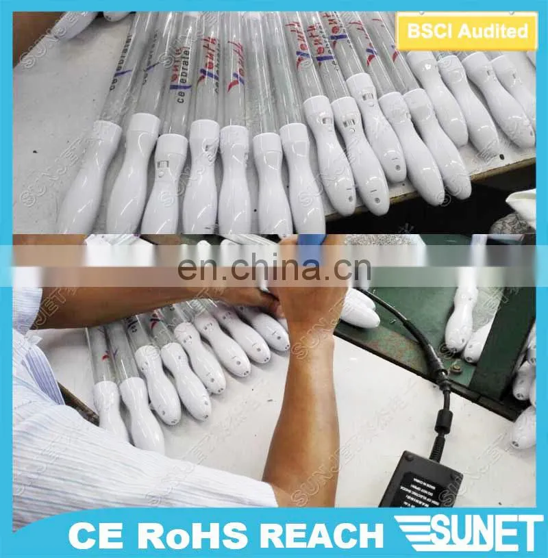 Custom logo printing cheering red heart shaped LED party glow sticks