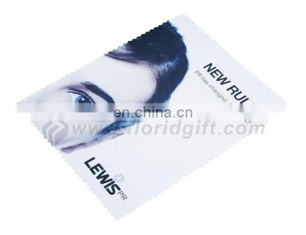 2017 custom print eyeglass microfiber lens cleaning cloths
